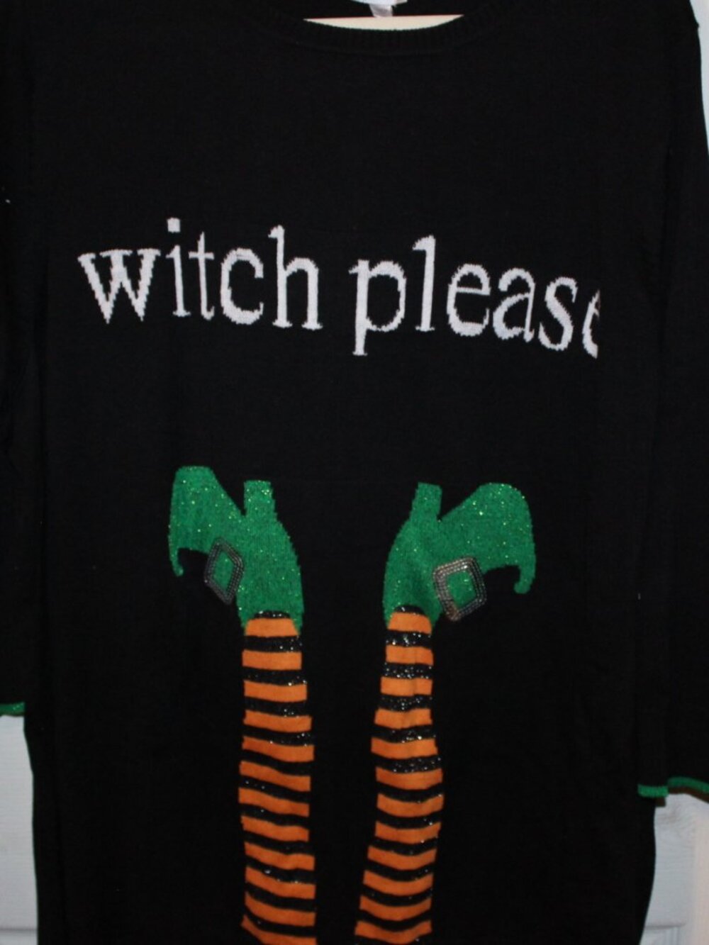 NWT The AVENUE "Witch Please" sweater 26/28 CUTE! - Picture 3 of 7
